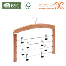 Wood Tiers Pant Hanger (MP08) with Clips